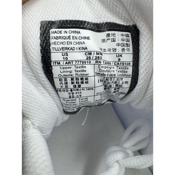 Kirkland Signature Comfort Walker Men’s White Sneakers Slip-Resistant Shoes Sz10 main image 4